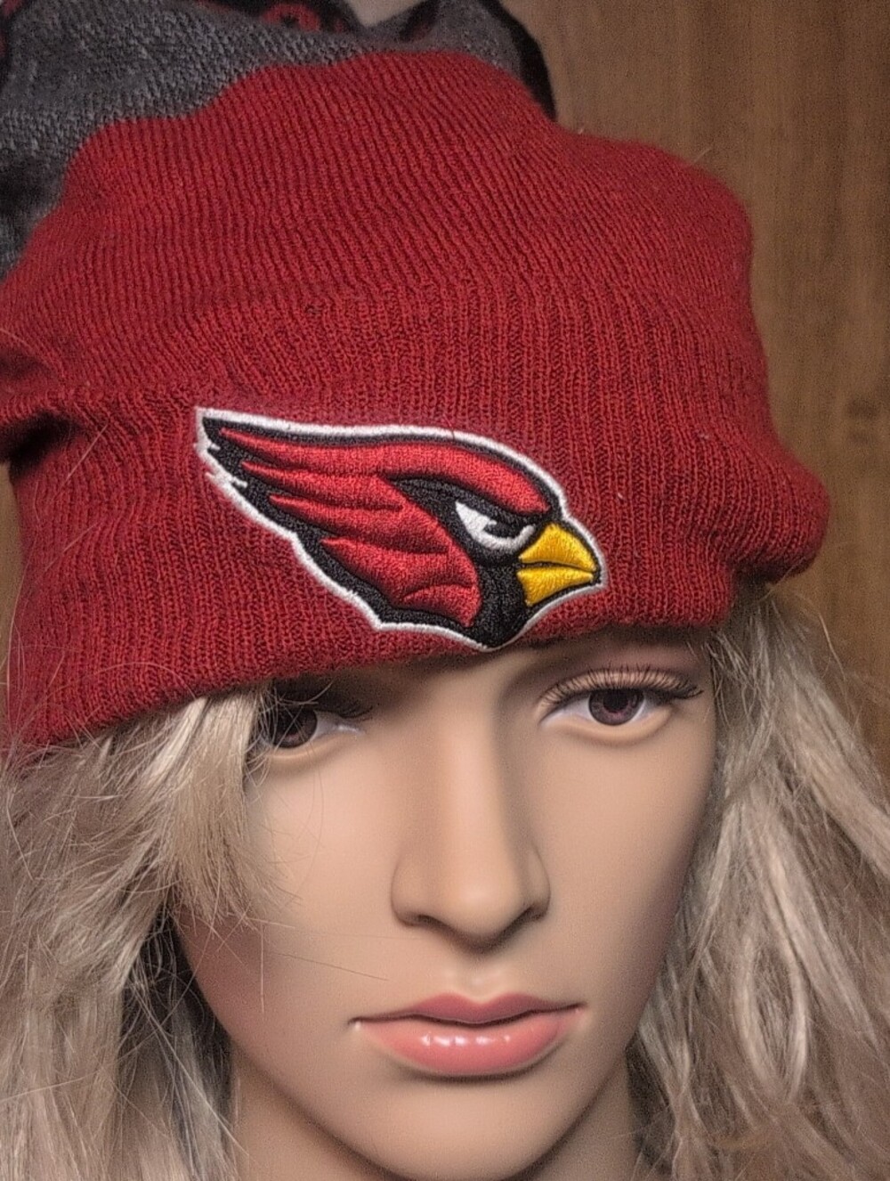 New Era Arizona Cardinals NFL Knit Beanie Hat Red Gray Black One Size
